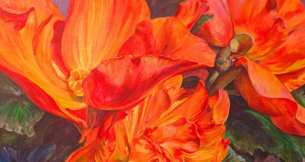 "Orange Begonia" by Ken Landon Buck